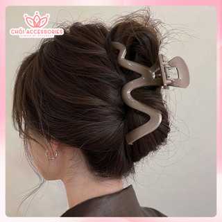 Cặp tóc lượn sóng bản lớn phong cách nữ tính Chồi accessories cho bạn gái K267