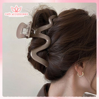 Cặp tóc lượn sóng bản lớn phong cách nữ tính Chồi accessories cho bạn gái K267