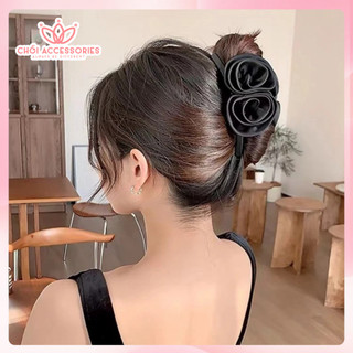 Cặp chéo đính hoa voan hồng nhiều kiểu màu sang chảnh Y333