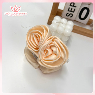 Cặp chéo đính hoa voan hồng nhiều kiểu màu sang chảnh Y333