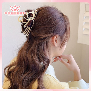 Cặp tóc kim loại hình gấu dễ thương Chồi accessories phong cách đáng yêu xinh xắn cho bạn nữ K047