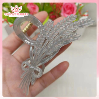 Cặp tóc chéo nhựa bông lúa cúi đầu mẫu mới sang chảnh Chồi accessories K067