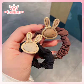 Buộc tóc vải Chồi accessories, scrunchies co giãn hình thỏ xinh xắn dễ thương - K036