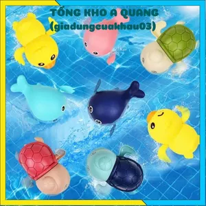 ĐỒ CHƠI TRONG NƯỚC GIÚP BÉ VẬN ĐỘNG - Đồ Chơi Vặn Cót Hình Con Vật Dễ Thương,Đồ Chơi Nhà Tắm Bơi Lội Lên Dây Cót