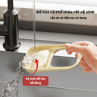 Rổ Lọc Rác Bồn Rửa Chén Hút Chân Không Nắp Nhấc Đổ Linh Hoạt Giá Đựng Đồ Rửa Bát Ngói - LR05