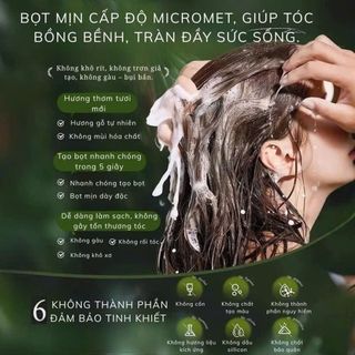 Xà phòng thủ công dầu gội Green Seven Thảo Mộc xà phòng giảm gàu kiểm soát dầu ngăn rụng tóc mượt mà