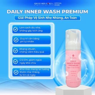 Dung Dịch Vệ Sinh Cho Nữ Daily Inner Wash Premium Elixinhstore, Dung Dịch Sạch Phụ Khoa Giảm Mùi Hôi