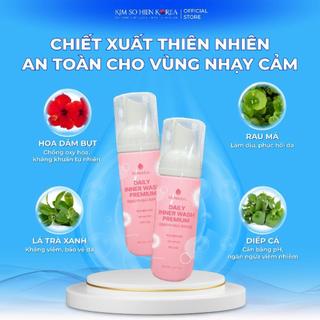 Dung Dịch Vệ Sinh Cho Nữ Daily Inner Wash Premium Elixinhstore, Dung Dịch Sạch Phụ Khoa Giảm Mùi Hôi