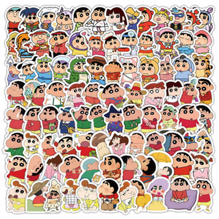 100 Sticker Shin Cậu Bé Bút Chì hình dán trang trí sổ tay điện thoại laptop góc học tập