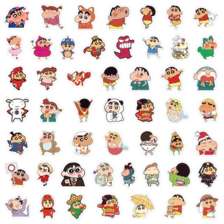 100 Sticker Shin Cậu Bé Bút Chì hình dán trang trí sổ tay điện thoại laptop góc học tập