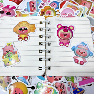 100 sticker Loopy nhân vật hoạt hình cắt sẵn không trùng dùng trang trí
