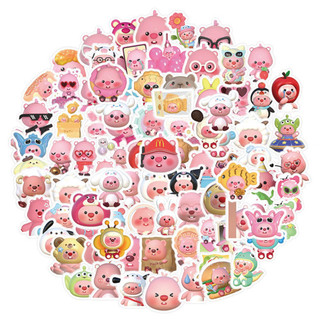 100 sticker Loopy nhân vật hoạt hình cắt sẵn không trùng dùng trang trí