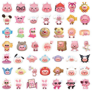 100 sticker Loopy nhân vật hoạt hình cắt sẵn không trùng dùng trang trí
