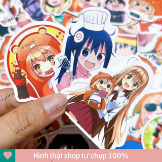 Bộ 100 sticker himouto umaru chan anime cô em gái hai mặt dùng trang trí sưu tầm quà tặng