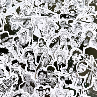 Bộ 100 sticker one piece luffy không trùng nhau tặng kèm 20 sticker dùng trang trí và làm quà tặng
