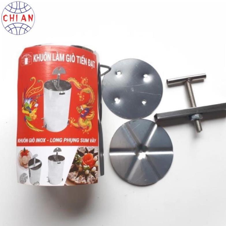 GIÁ SỈ 3-5 Khuôn Làm Giò Inox Cao Cấp – Dụng Cụ Ép Giò Thủ, Giò Xào Tại Nhà Tiện Lợi, An Toàn
