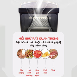 Bẫy Chuột Thông Minh Một Chiều Liên Tục, Bắt Chuột Tự Động An Toàn Không Giết, Nắp Trong Suốt Dễ Quan Sát - VDC03