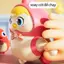 Đồ Chơi 4 Bé Gà Vặn Cót Nối Đuôi Nhau ToysLit Siêu Vui Nhộn Cho Bé, Xoay 360 Độ Dính Bằng Nam Châm