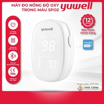 [Kết nối Bluetooth] Máy đo nồng độ oxy trong máu Spo2 Yuwell YX110