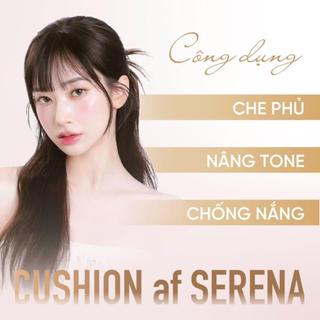 Phấn Nước Chống Nắng, Che Phủ Vừa, Căng Bóng Mịn Lỳ Skanskin Cushion af Serena SPF 50+/ PA ++++