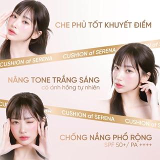 Phấn Nước Chống Nắng, Che Phủ Vừa, Căng Bóng Mịn Lỳ Skanskin Cushion af Serena SPF 50+/ PA ++++