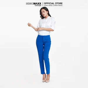 Quần Tây Nữ Quần Ống Ôm Xẻ Lai NINOMAXX N&M 1810066