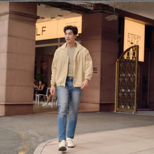 Quần Jean Nam Dáng Tapered Chất Liệu Cotton Co Giãn Thoải Mái NINOMAXX 2207015