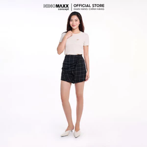 Chân Váy Nữ Kẻ Sọc Váy Ngắn N&M Thương Hiệu NINOMAXX 1712018