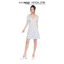NINOMAXX Đầm nữ thời trang họa tiết phối dây chất liệu viscose 2205010
