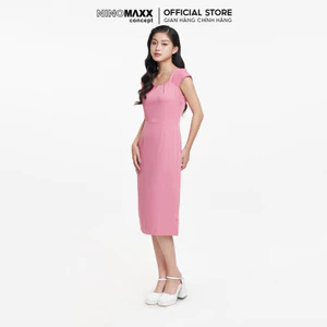N&M CLUB Đầm thời trang Nữ vải lụa sen 2105014
