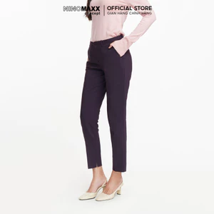 Quần Tây Nữ Dáng Ôm Chất Cotton Co Giãn Thoải Mái NINOMAXX 1807023