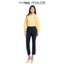 Quần Tây Công Sở Nữ Dáng Lửng Màu Xanh Navy Chất Cotton N&M Thương Hiệu NINOMAXX 1907024
