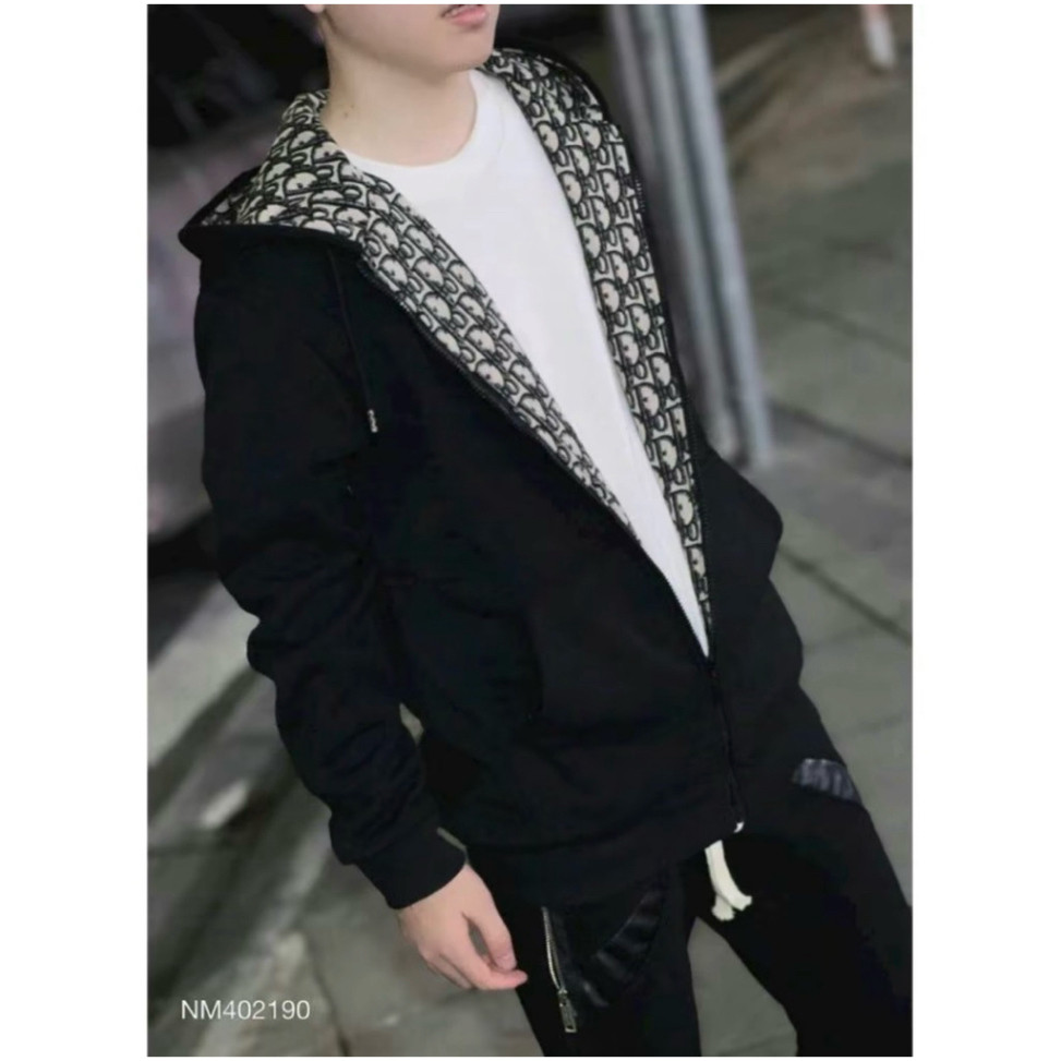 Áo  khoác nỉ lót vân i-o chất nỉ tàu mũ 2 lớp dập hoạ tiết dành cho nam nữ from dáng unisex Hot Trend 2025