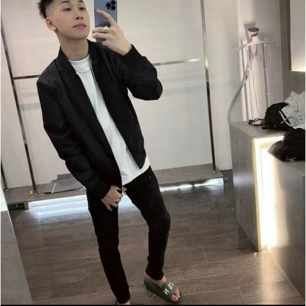 Áo khoác gió đen trơn 2 lớp hàng bo gân dày dặn dành cho nam nữ from dáng unisex Hot Trend 2025