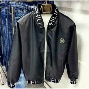 Áo khoác gió philipp trơn 2 lớp bo gân dành cho nam nữ from unisex Hot Trend 2025