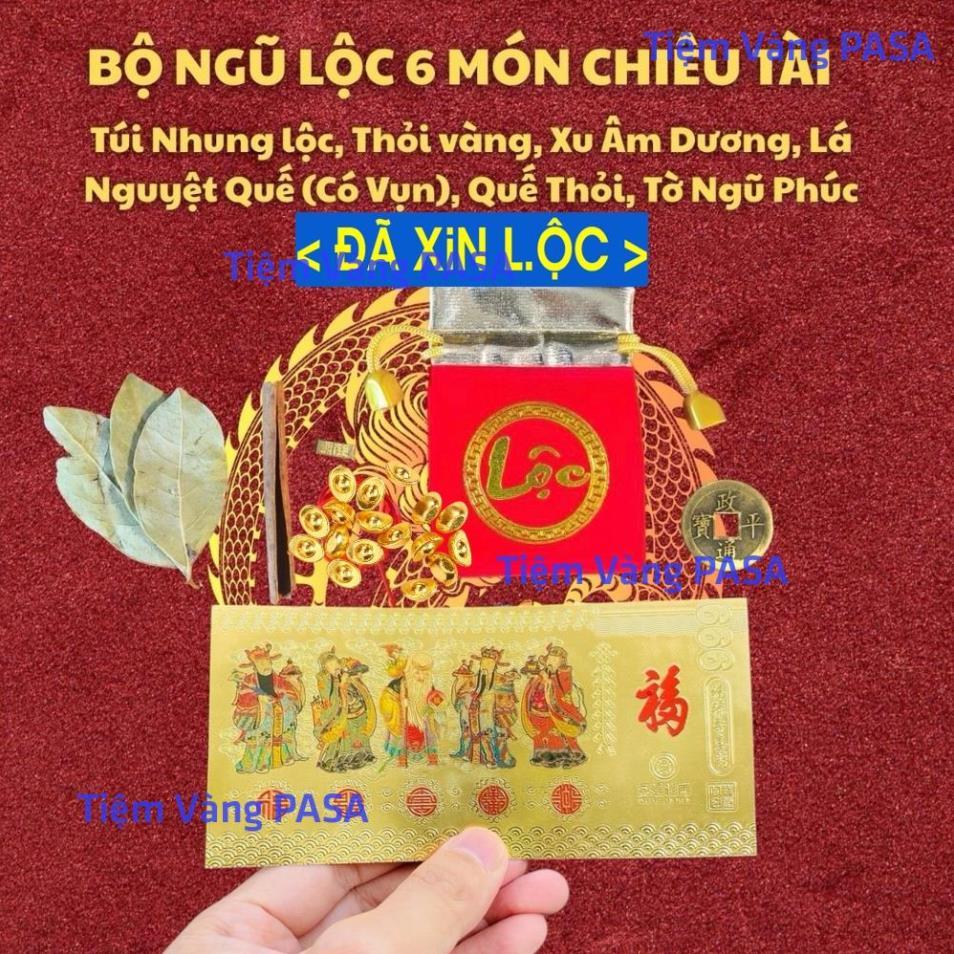 <RƯỚC LỘC> (Có Hương Dẫn Kèm) Bộ Ngũ Lộc Chiêu Tài Cực Hiệu Quả , Mẹo Phong Thủy Nuôi Tiền Cái Đài Loan