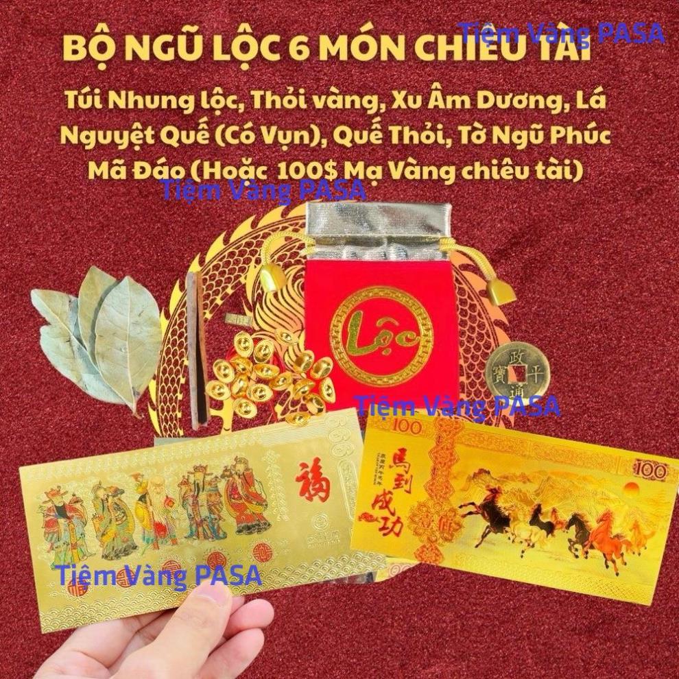 <RƯỚC LỘC> (Có Hương Dẫn Kèm) Bộ Ngũ Lộc Chiêu Tài Cực Hiệu Quả , Mẹo Phong Thủy Nuôi Tiền Cái Đài Loan
