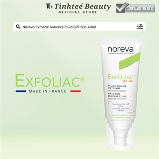 Kem chống nắng làm mờ khuyết điểm dành cho da dầu mụn Noreva Exfoliac Matifing Suncare Fluid SPP50+ 40ML