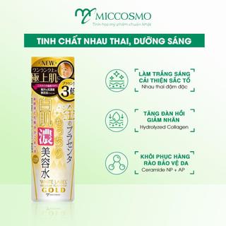 Collagen Dưỡng Trắng Miccosmo White Label Placenta Rich Gold Essence Elixinhstore, Tinh Chất Đẹp Da