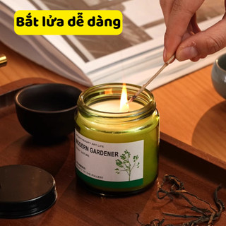 Nến thơm hương hoa tự nhiên, nến thơm không khói giúp thư giãn và thơm phòng, quà tặng,Trang trí decor nhà cửa NH06