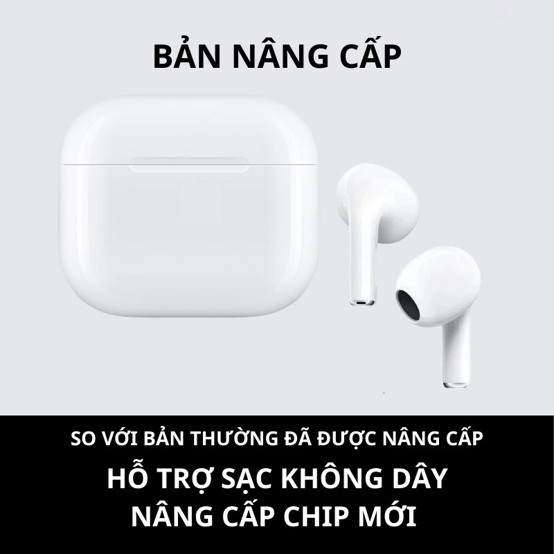 Tai Nghe Bluetooth Không Dây Hổ Vằn Bản 3 Bass Cực Căng, Full Tính Năng Pin 8 Tiếng