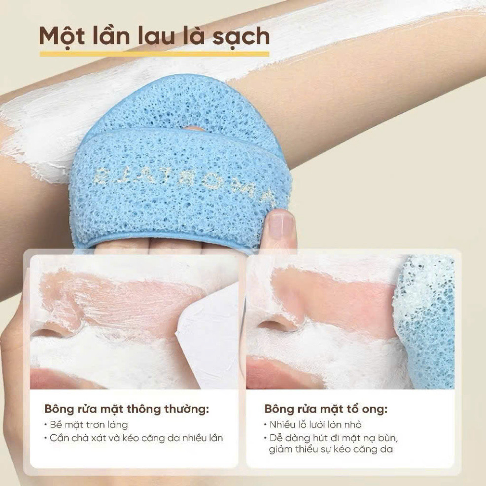 3 Bông Mút Rửa Mặt Polyurethane Cao Cấp – Tạo Bọt Mịn, Làm Sạch Sâu, Mềm Da Tự Nhiên