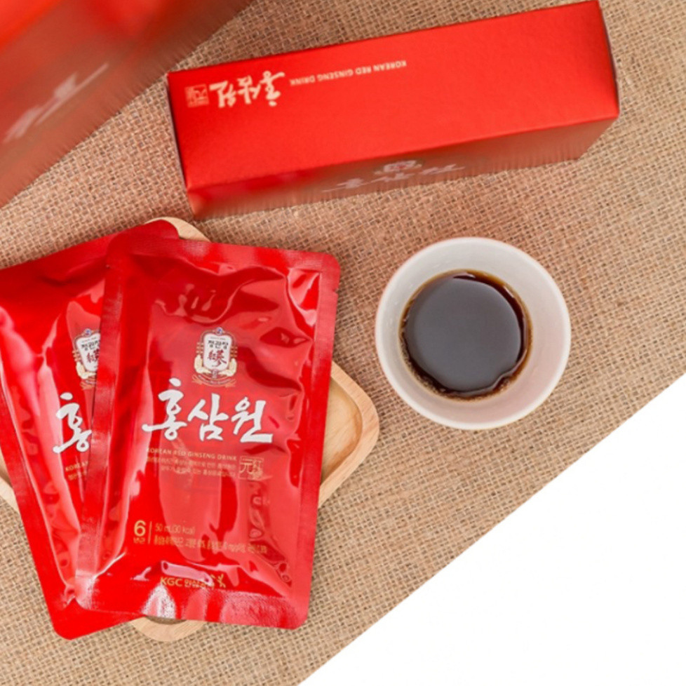 Nước Hồng Sâm Won KGC Hàn Quốc (Hộp 30 Gói mỗi 50 - 70ml) - Sản phẩm từ Korepharma. ( hàng mới về )