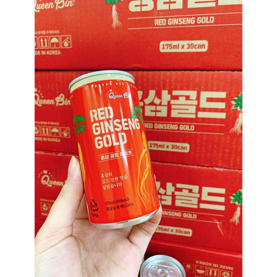 [Hàng Chính Hãng] Nước Hồng Sâm Hàn Quốc - Thùng 30 Lon 175ml, Tăng Cường Sức Khỏe ( hàng mới về )