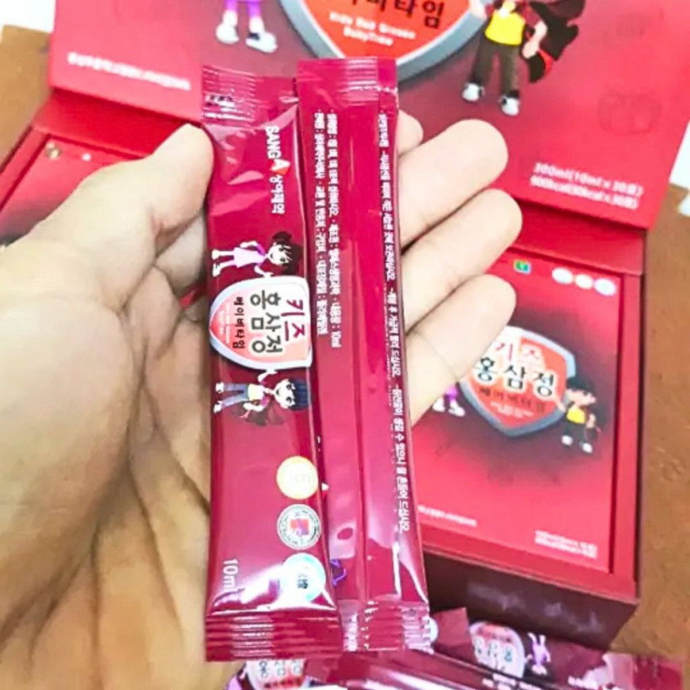 Nước Hồng Sâm SangA Dành Cho Trẻ Em Hàn Quốc (10ml x 30 Gói) - Ginseng DHC Korea ( hàng mới về )