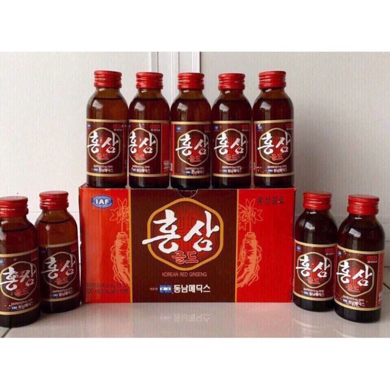 Bộ sản phẩm 20 Chai Nước Hồng Sâm Nguyên Chất HÀN QUỐC Cao Cấp 100ml Dinh Dưỡng Và Tăng Cường Sức Khỏe ( hàng mới về )