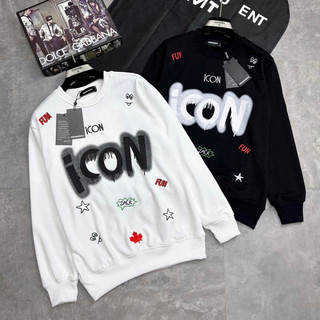 Áo Khoác Sweater HDSHOP ICON Cho Nam Nữ, Chất Liệu Cotton Nỉ Cao Cấp, Form Rộng, Cổ Tròn, Dài Tay, Local Brand. Boy Phố