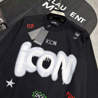 Áo Khoác Sweater HDSHOP ICON Cho Nam Nữ, Chất Liệu Cotton Nỉ Cao Cấp, Form Rộng, Cổ Tròn, Dài Tay, Local Brand. Boy Phố