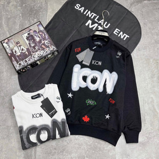 Áo Khoác Sweater HDSHOP ICON Cho Nam Nữ, Chất Liệu Cotton Nỉ Cao Cấp, Form Rộng, Cổ Tròn, Dài Tay, Local Brand. Boy Phố