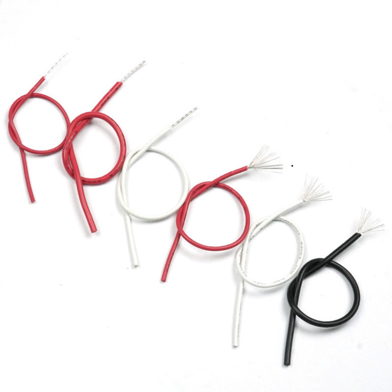 [Giá bán sỉ] (10 mét) Dây điện PVC, 1 lõi đồng si chì, nhiều lõi mạ thiếc, 20-22AWG